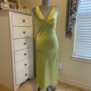 Princess Polly Sexy Dress in Lime Color